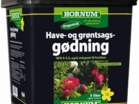 # 1751 HORNUM Have- og Grøntsagsgødning 5 liter Hornum have og grøntsags gødning